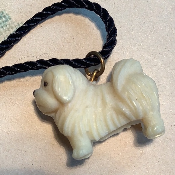 VINTAGE 1940’s CRACKER JACK CELLULOID CHARM PRIZES, SET of 5, 4 dogs, 1 horse - Picture 9 of 16